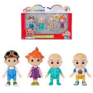 Jazwares CoComelon 4 Figure Family Pack Set